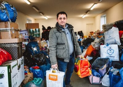 Pomoc Ukrajině z Tábora - Sklad Čekanice