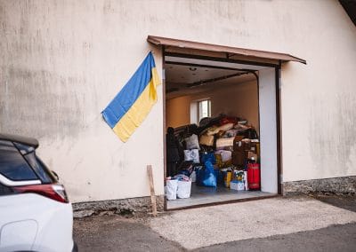 Pomoc Ukrajině z Tábora - Sklad Čekanice
