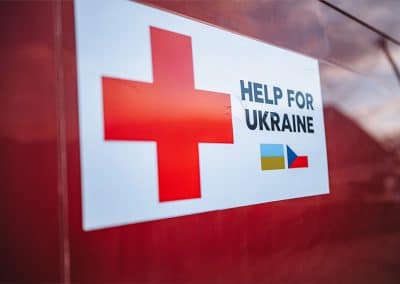 Pomoc Ukrajině z Tábora - Sklad Čekanice