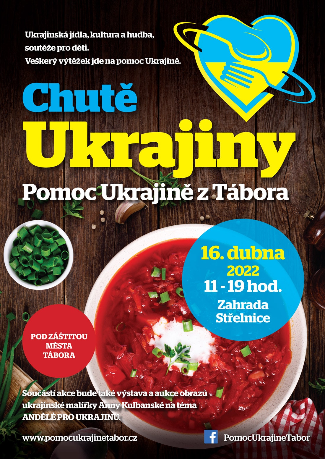 Chutě Ukrajiny v Táboře